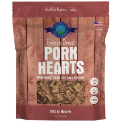 Shepherd Boy Farms Freeze Dried Pork Hearts Treats for Dogs & Cats