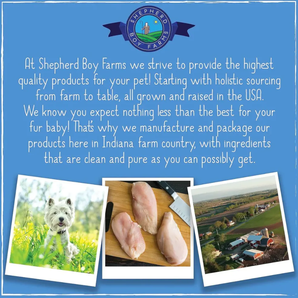 Shepherd Boy Farms Freeze Dried Minnows Treats for Dogs & Cats