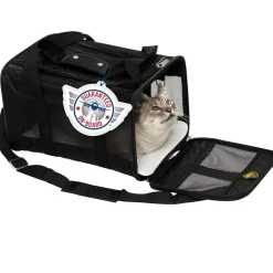 Sherpa Deluxe Airline Approved Soft Sided Dog & Cat Carrier, Black