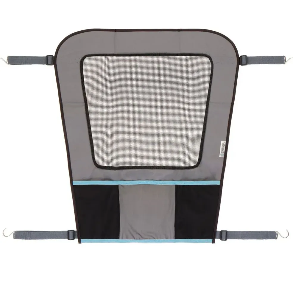 Sherpa Easy Fit Adjustable Auto Pet Barrier, Gray, 23" x 27"