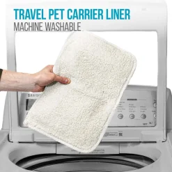 Sherpa Soft & Cozy Pet Bed Liners, Large, 2-pack