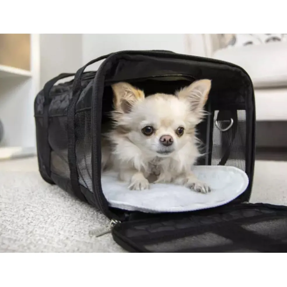 Sherpa's Pet Trading Company Original Deluxe Black Pet Carrier