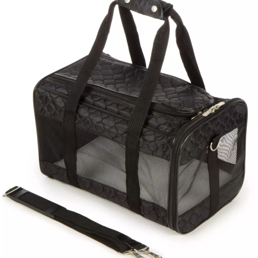 Sherpa's Pet Trading Company Original Deluxe Black Pet Carrier