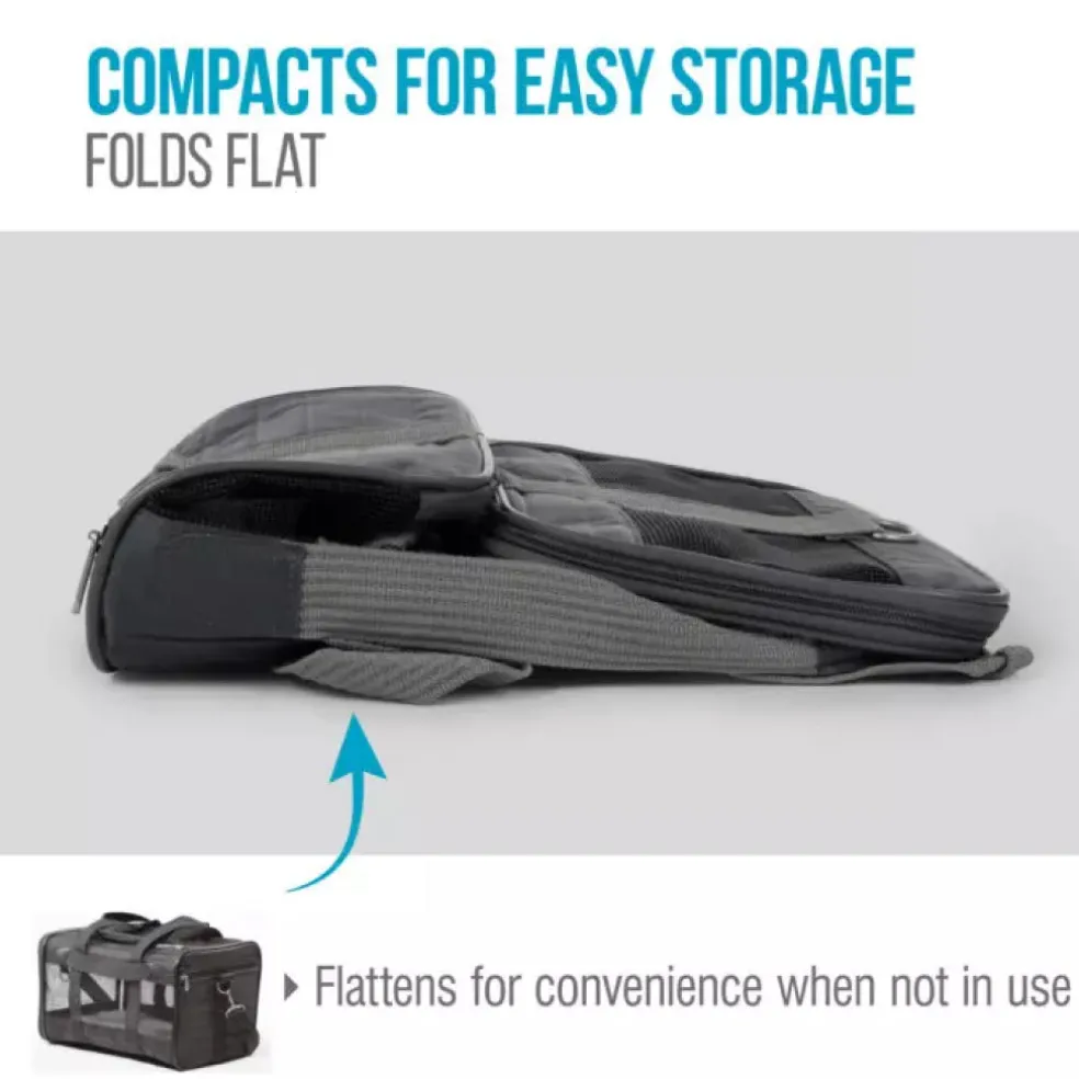 Sherpa's Pet Trading Company Original Deluxe Black Pet Carrier