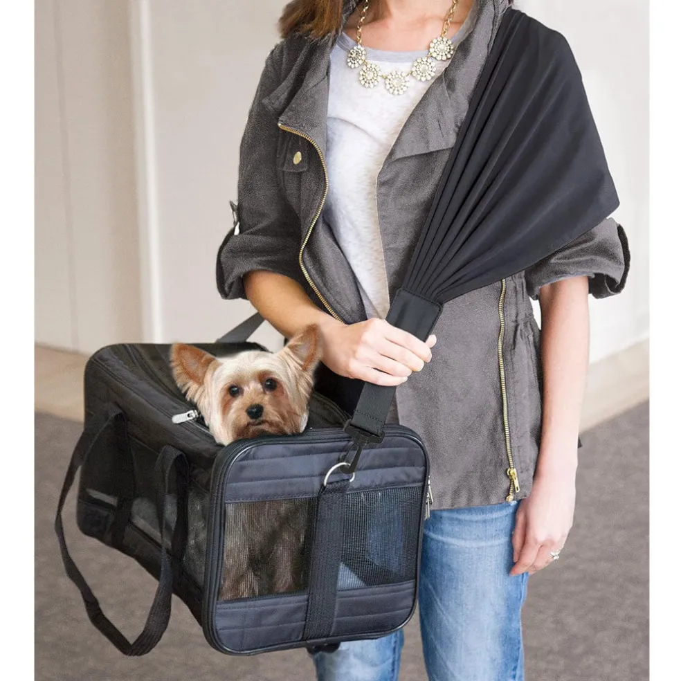Sherpa Travel Pet Carrier Accessory Comfort Strap Black