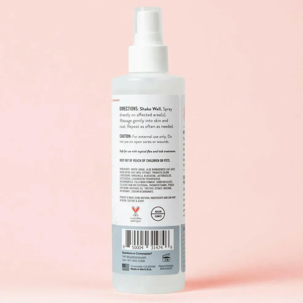 Skout's Honor Daily Use Probiotic Itch Relief Spray For Dogs & Cats (8 oz)