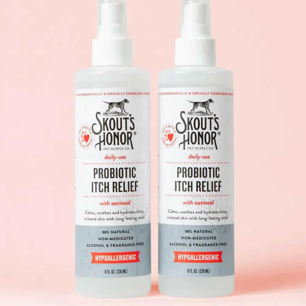 Skout's Honor Daily Use Probiotic Itch Relief Spray For Dogs & Cats (8 oz)