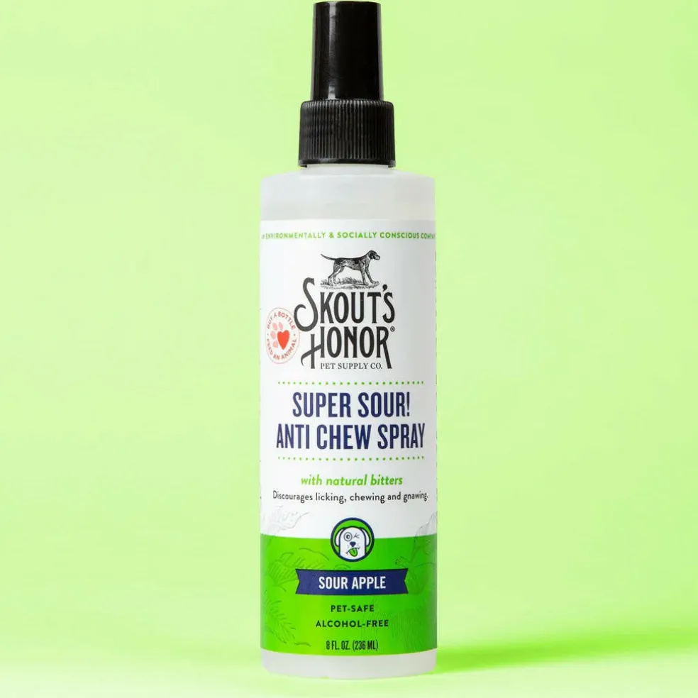 Skout's Honor Super Sour Anti-Chew Spray For Dogs (8 oz)
