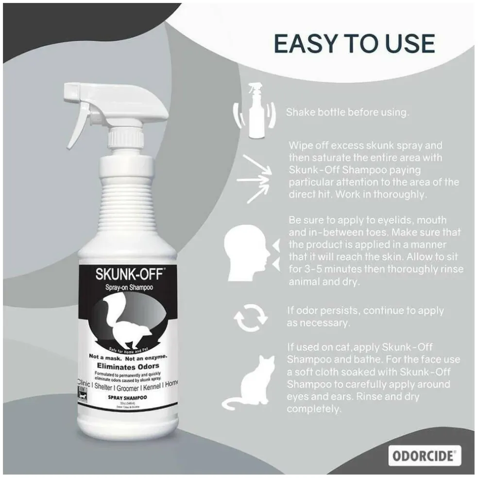 Skunk-Off Spray-On Shampoo (32 oz)