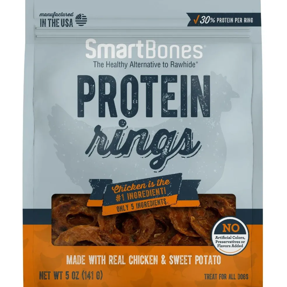 SmartBones Protein Rings Chicken & Sweet Potato Flavor
