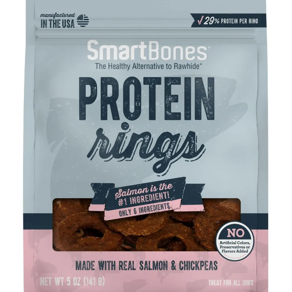 SmartBones Protein Rings Salmon & Chickpea