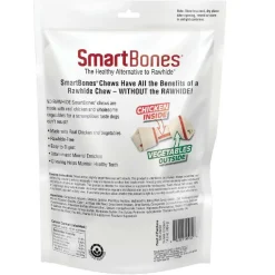 SmartBones Rawhide-Free Chicken Chew Bones For Dogs (24 mini bones)