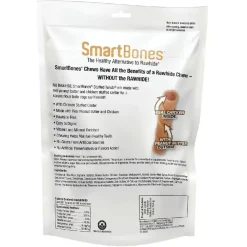 SmartBones Stuffed Twistz with Peanut Butter Rawhide-Free Chews (6 twistz)