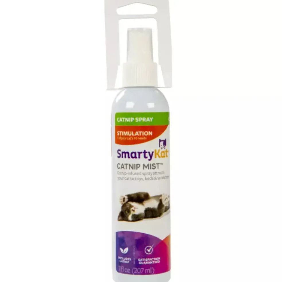 SmartyKat Catnip Mist Catnip-Infused Attractant Spray For Cats (7 oz)