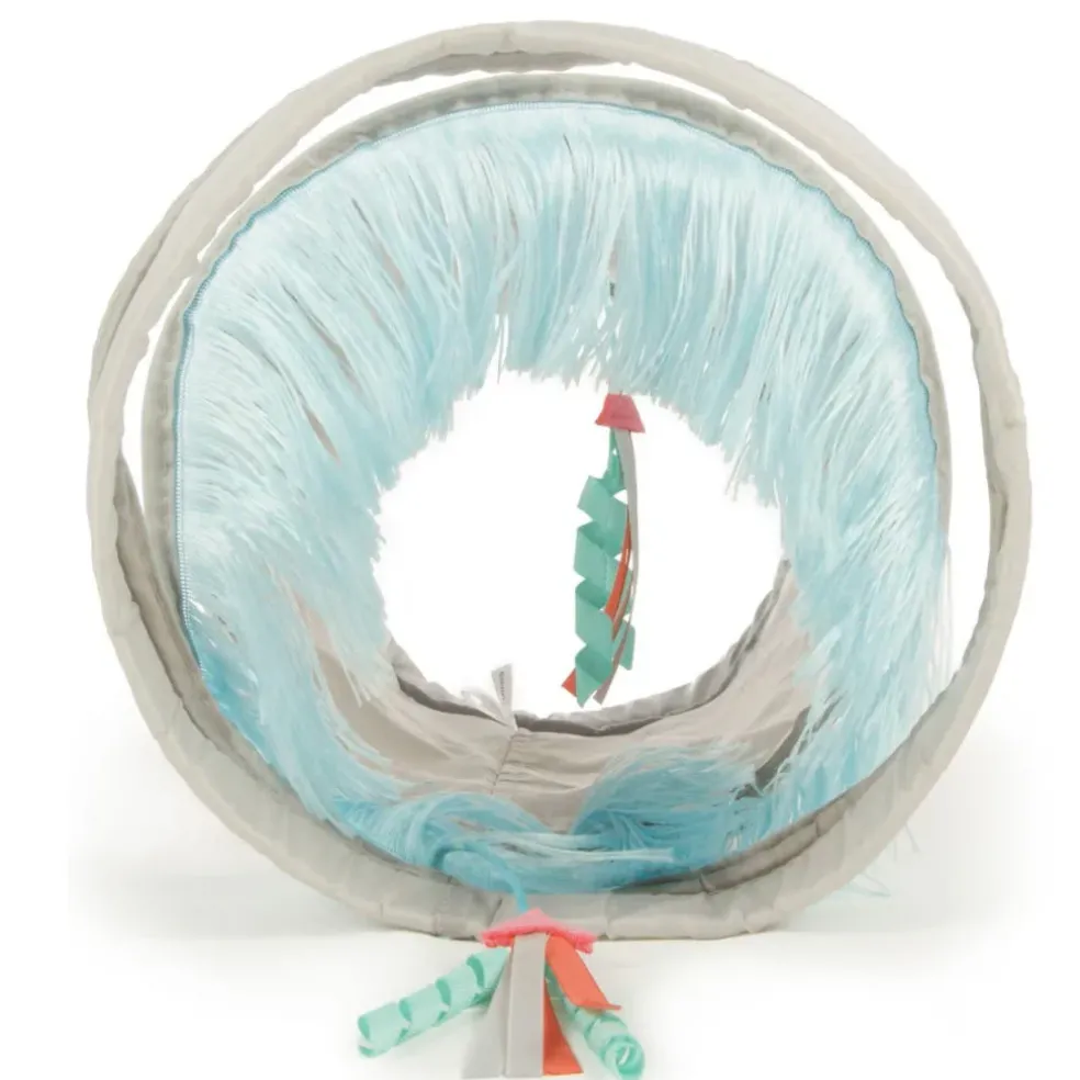 SmartyKat Fringe Frenzy Activity Tunnel Toy For Cats