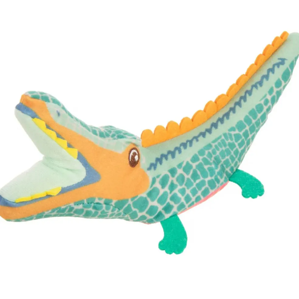 SmartyKat Instincts Crazed Croc Refillable Cat Toy + HappyNip Tube