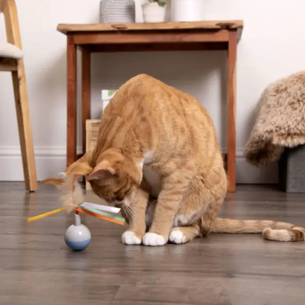 SmartyKat Instincts Rowdy Ribbons Electronic Motion Cat Toy