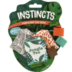 SmartyKat Instincts Tricky Tea HappyNip Toss & Bat Cat Toys