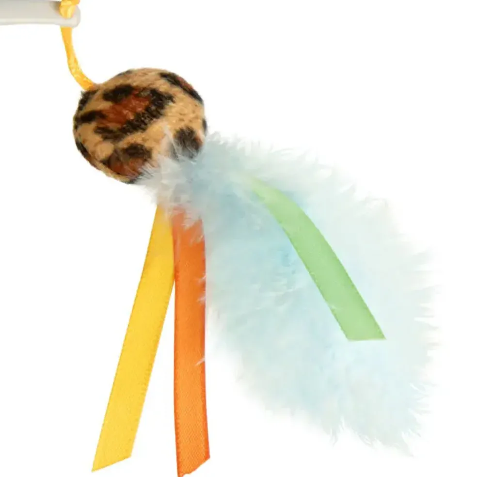 SmartyKat Instincts Twinkle Tipper Electronic Light Cat Toy with Self Righting Teaser Wand