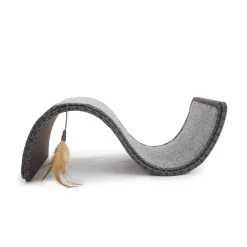SmartyKat Scratch Scroll Multi-Surface Scratcher with Snap2It Toy For Cats