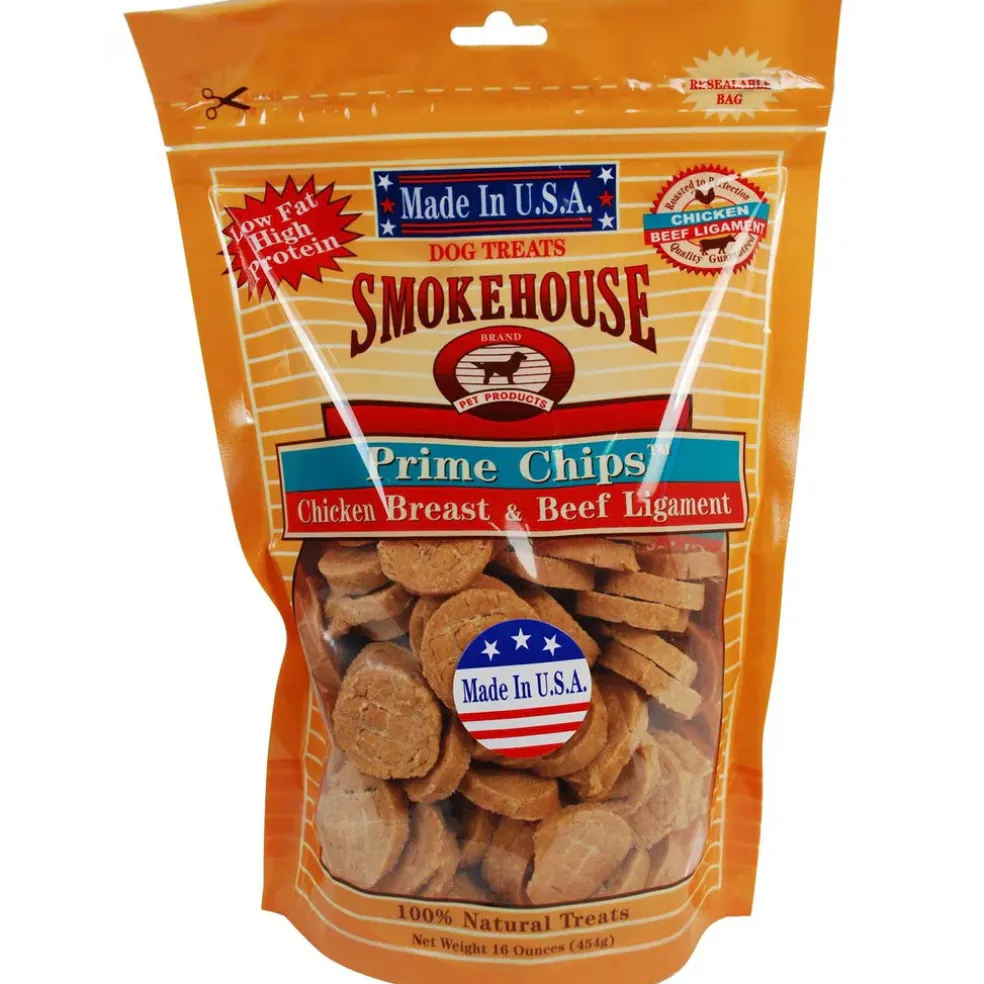Smokehouse Chicken Breast & Beef Ligament Prime Chips Dog Treats