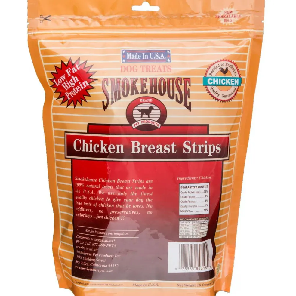 Smokehouse Chicken Breast Strips Dog Treats