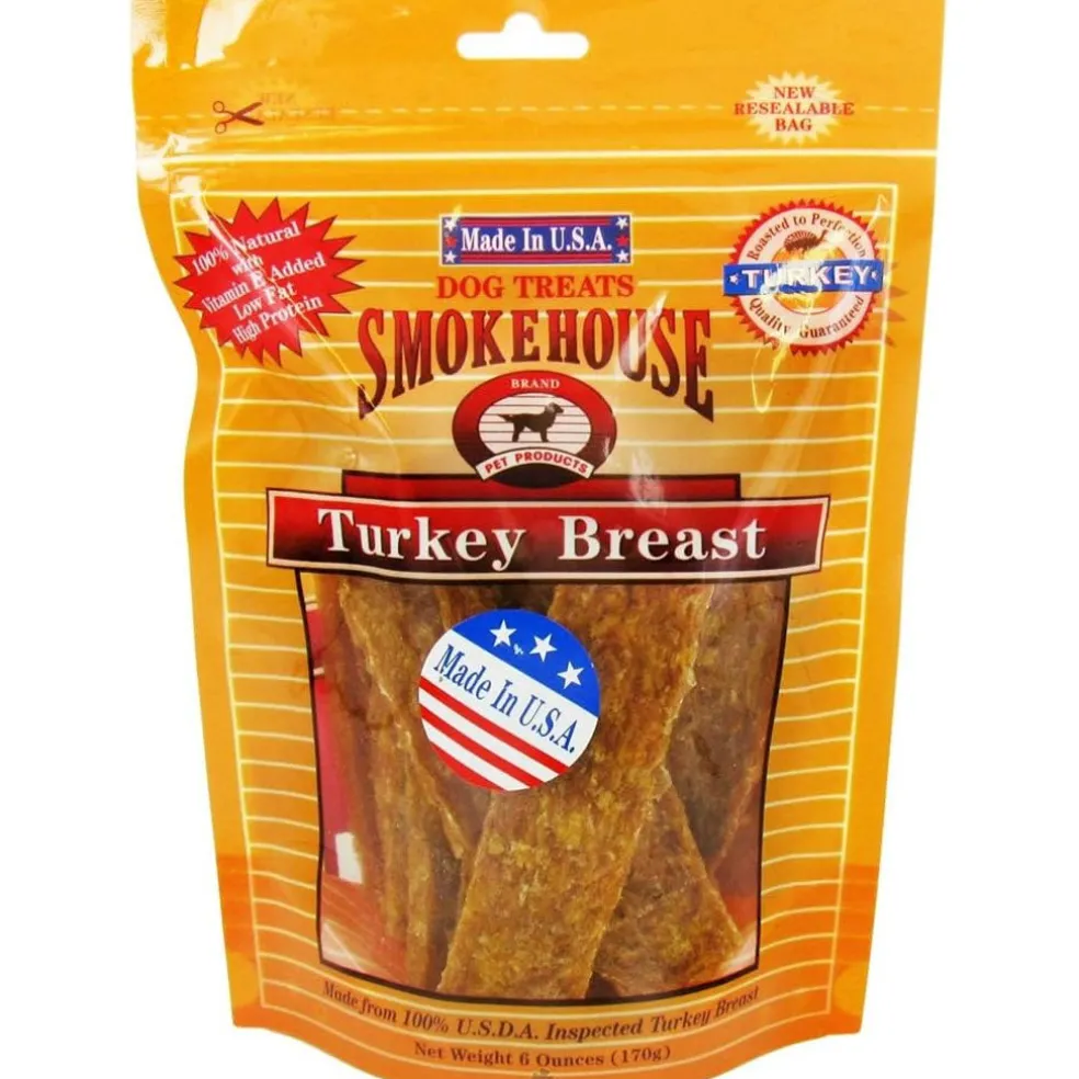 Smokehouse Turkey Breast Dog Treats, 6-oz