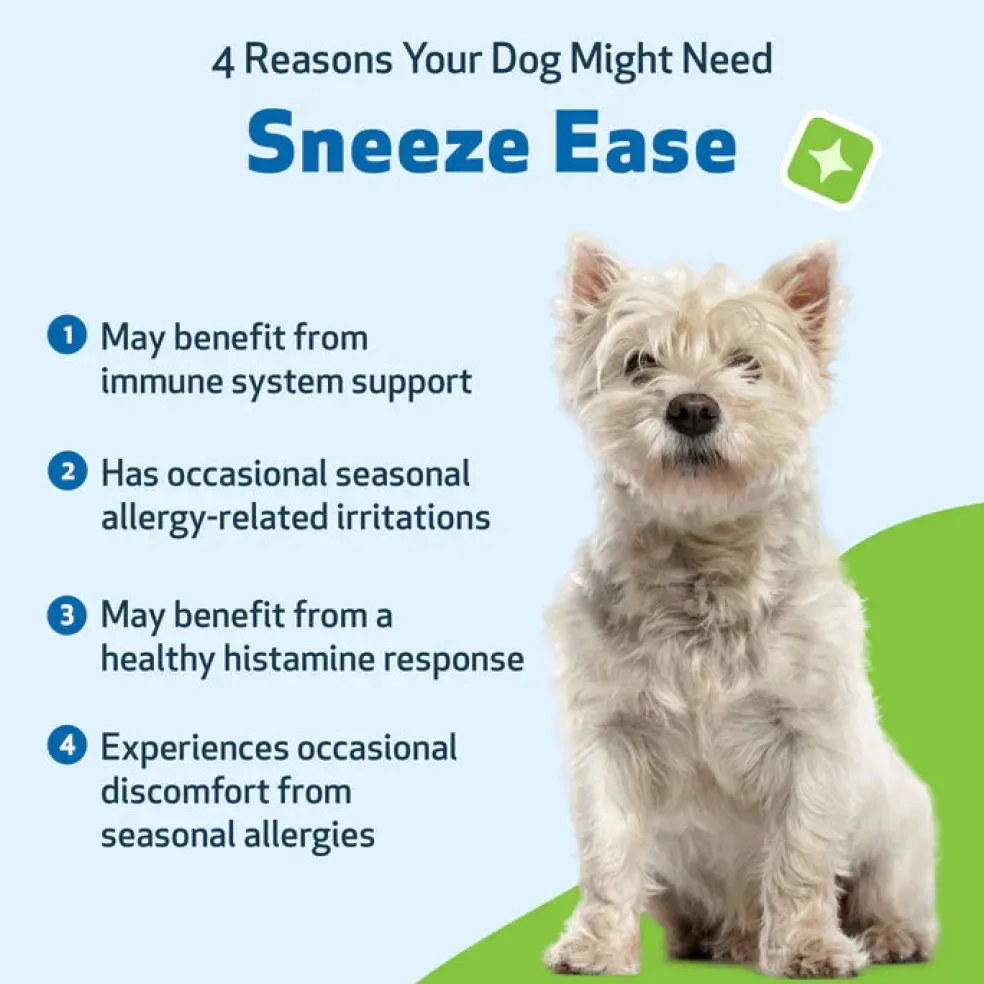 Sneeze Ease - Seasonal Allergy Defense for Dogs (2 oz)