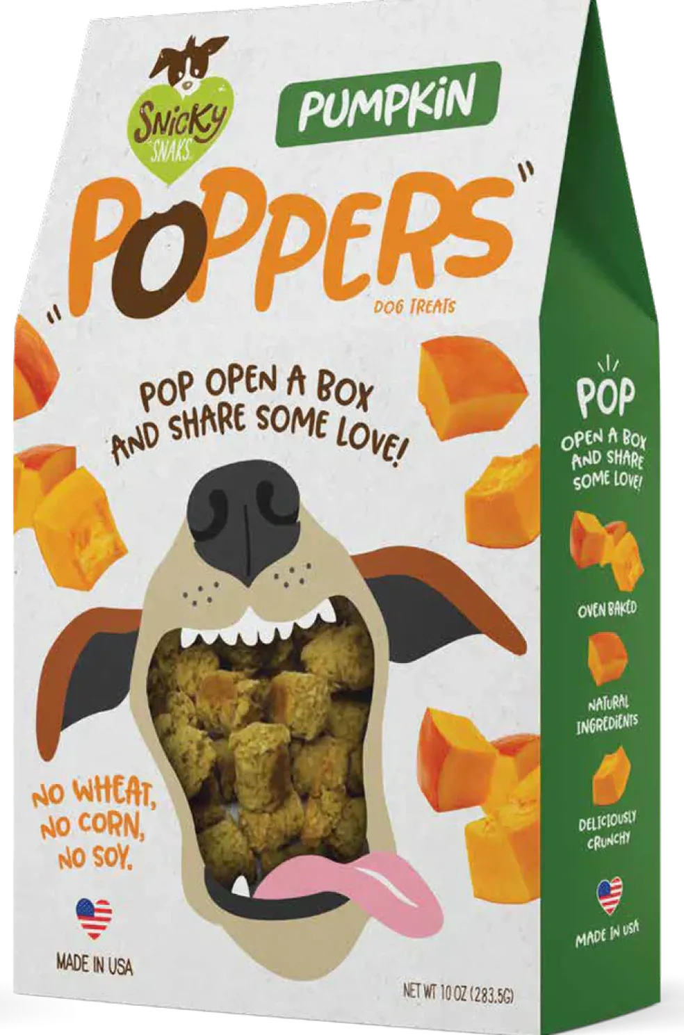 Snicky Snaks Poppers Dog Treats, 10-oz