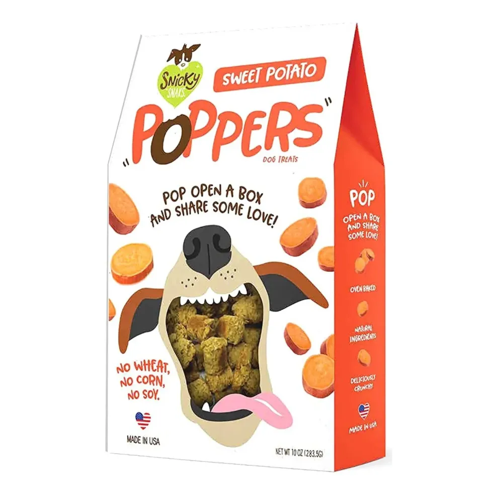 Snicky Snaks Poppers Dog Treats, 10-oz