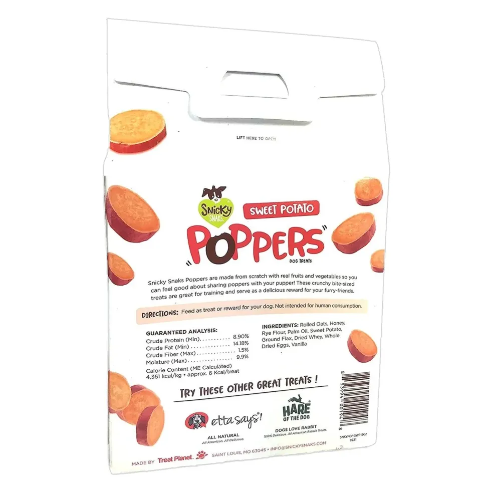 Snicky Snaks Poppers Dog Treats, 10-oz