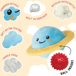 Snugaroo Soothing Saturn Dog Plush Toy