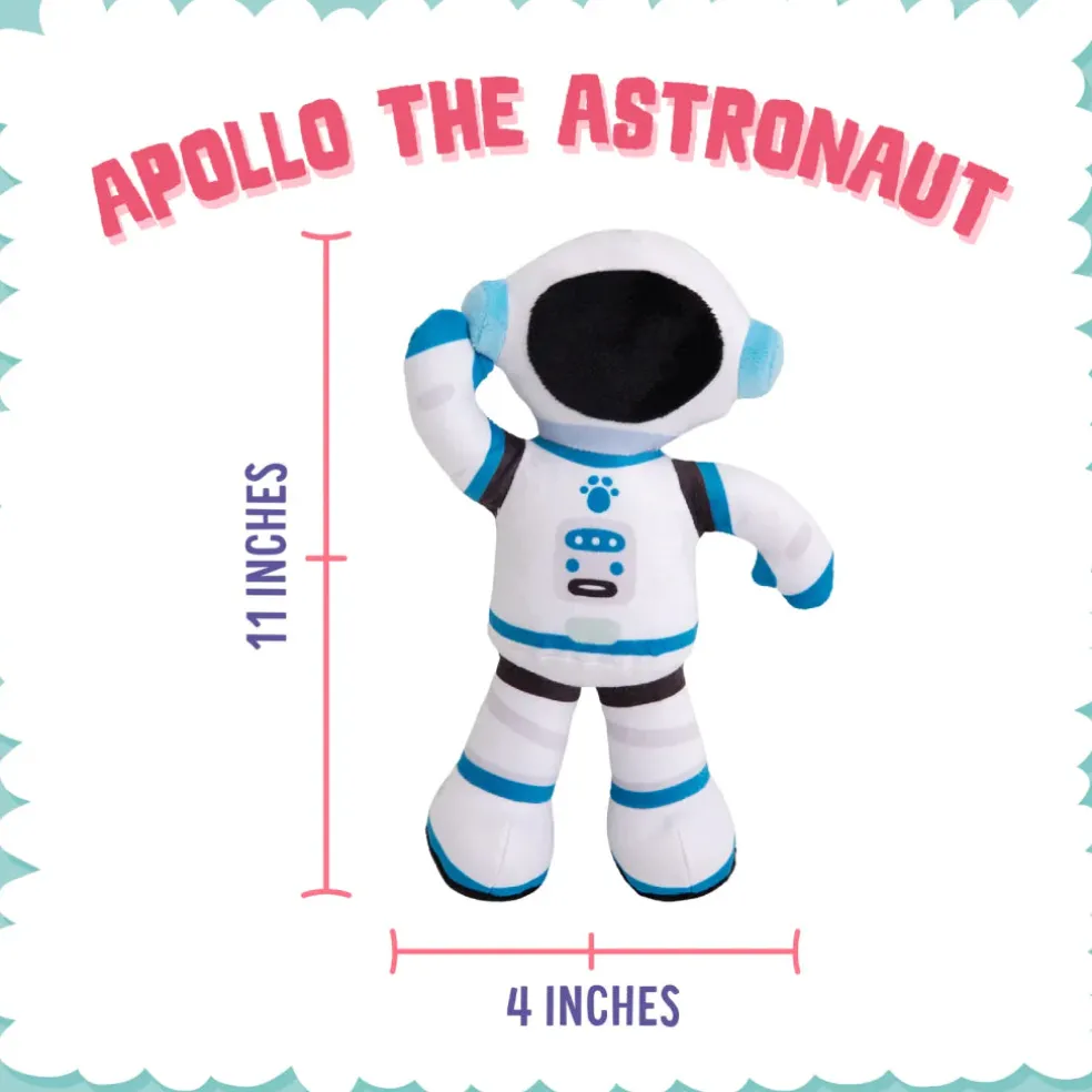 Snugarooz Apollo the Astronaut Plush Dog Toy