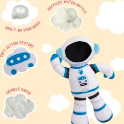 Snugarooz Apollo the Astronaut Plush Dog Toy