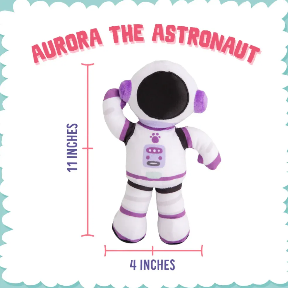Snugarooz Aurora the Astronaut Plush Dog Toy
