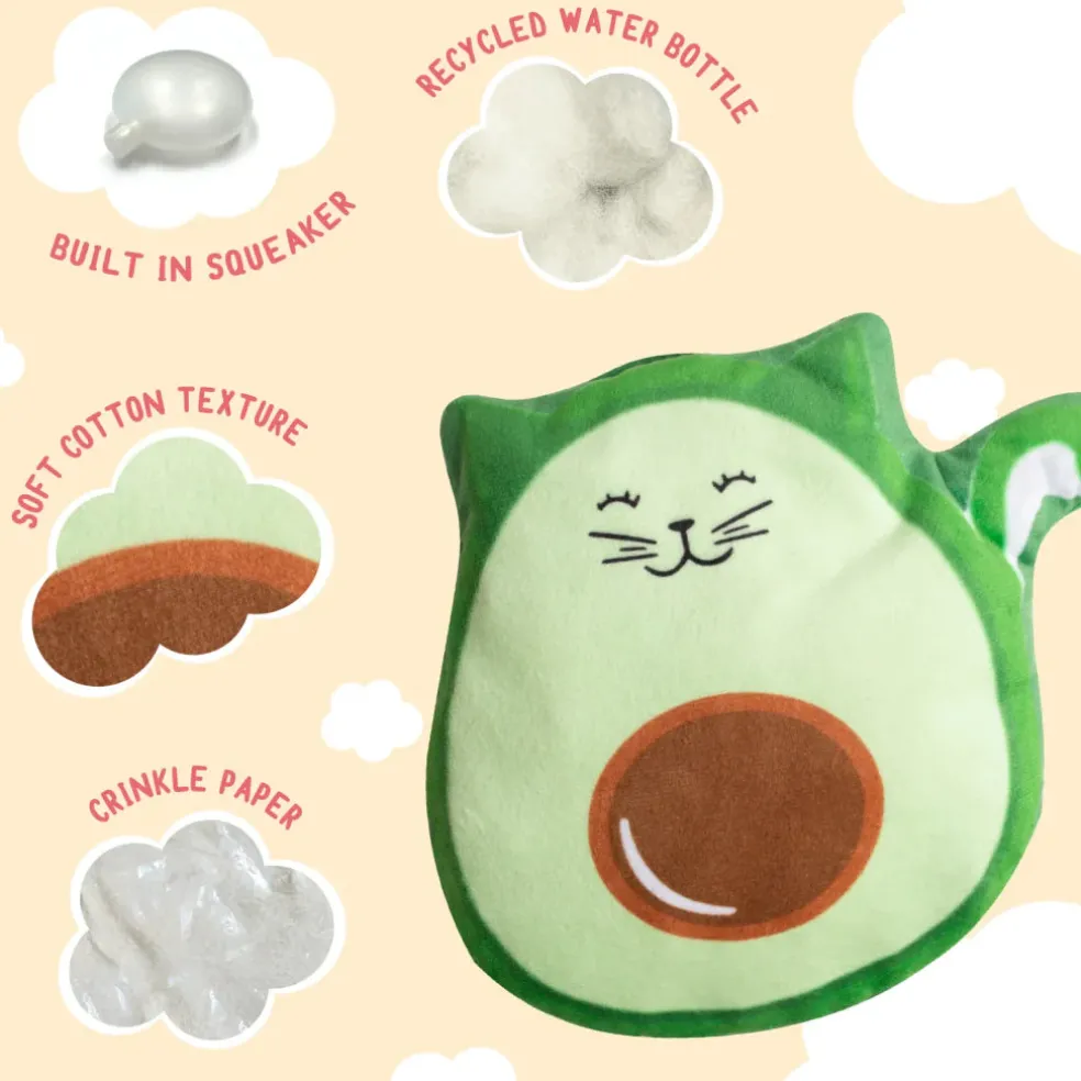 Snugarooz AvoCato Soft & Durable Plush Dog Toy