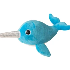 Snugarooz Baby Nikki the Narwhal Crinkle & Squeaker Plush Dog Toy (7