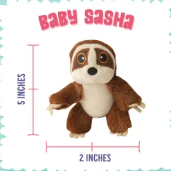 Snugarooz Baby Sasha the Sloth Soft Plush Dog Toy (5.5")
