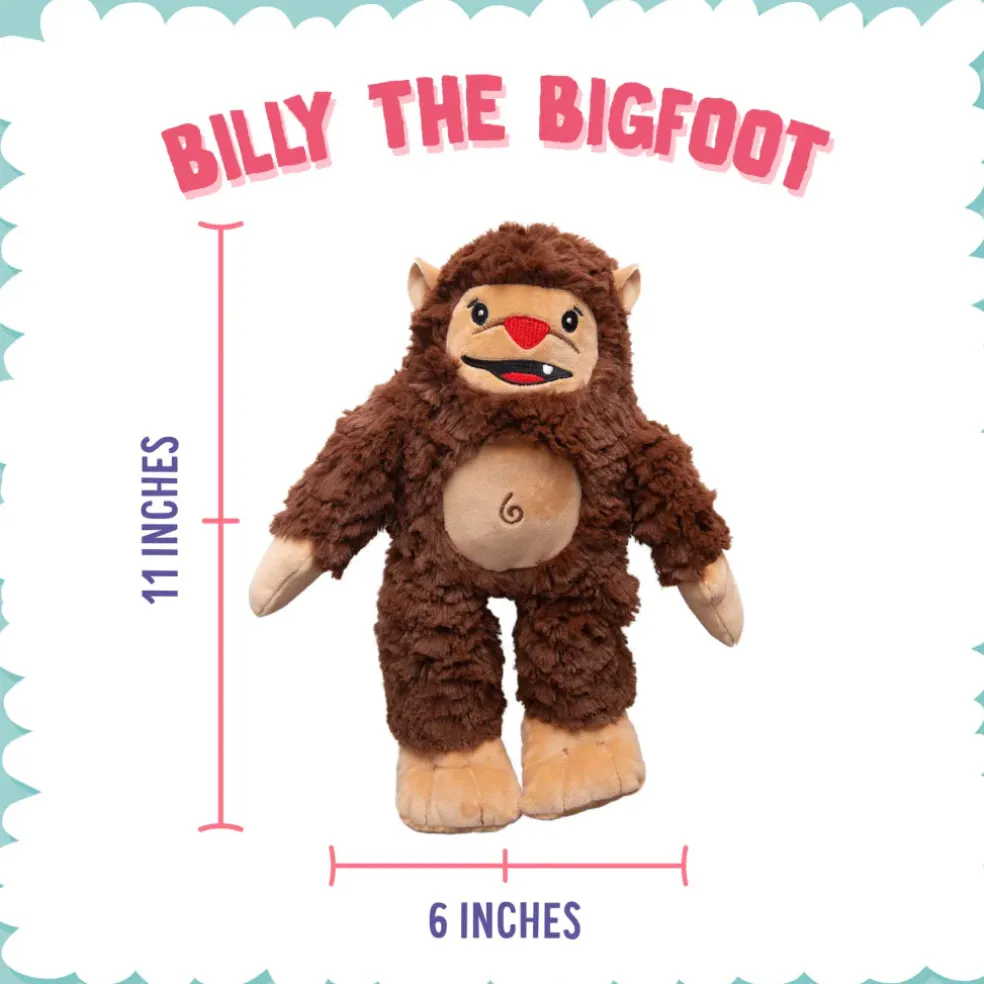Snugarooz Billy the Big Foot Plush Dog Toy