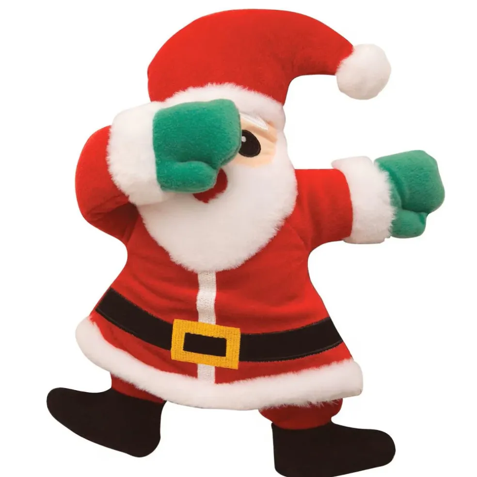 Snugarooz Dabbing Santa Plush Dog Toy (10")