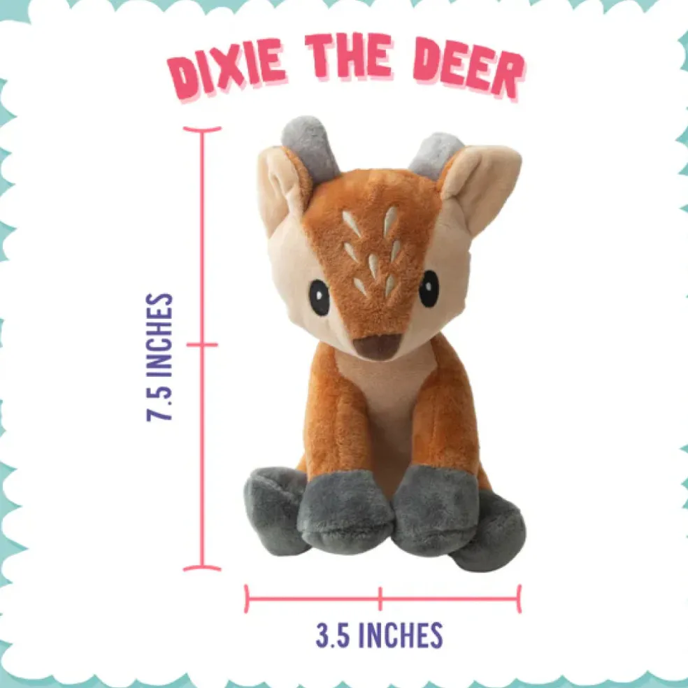 Snugarooz Dixie the Deer Plush Dog Toy