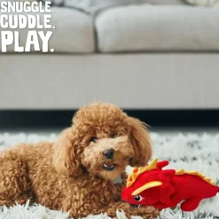 Snugarooz Fire the Dragon Soft Plush Dog Toy