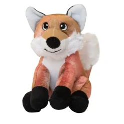 Snugarooz Fitz the Fox Durable Plush Crinkle & Squeaker Dog Toy