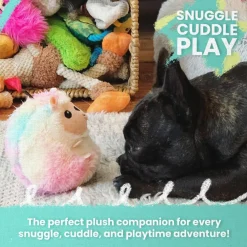 Snugarooz Fitz the Fox Durable Plush Crinkle & Squeaker Dog Toy