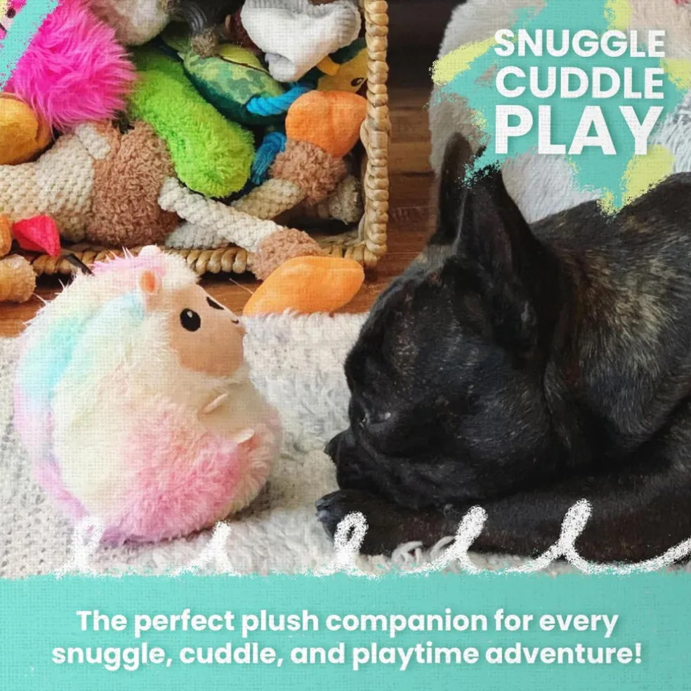 Snugarooz Fitz the Fox Durable Plush Crinkle & Squeaker Dog Toy