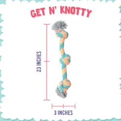 Snugarooz Get N Knotty Rope Dog Toy (22