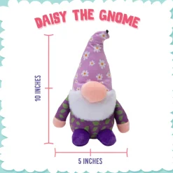 Snugarooz Gnome Crinkle & Squeak Plush Dog Toy