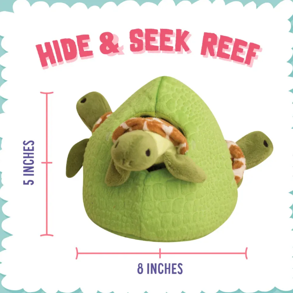 Snugarooz Hide & Seek Reef 4 Toys in 1 Dog Interactive Toy
