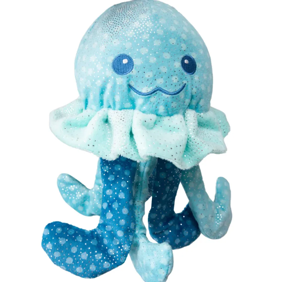 SnugArooz Jelly The Fish Plush Squeaker & Crinkle Dog Toy