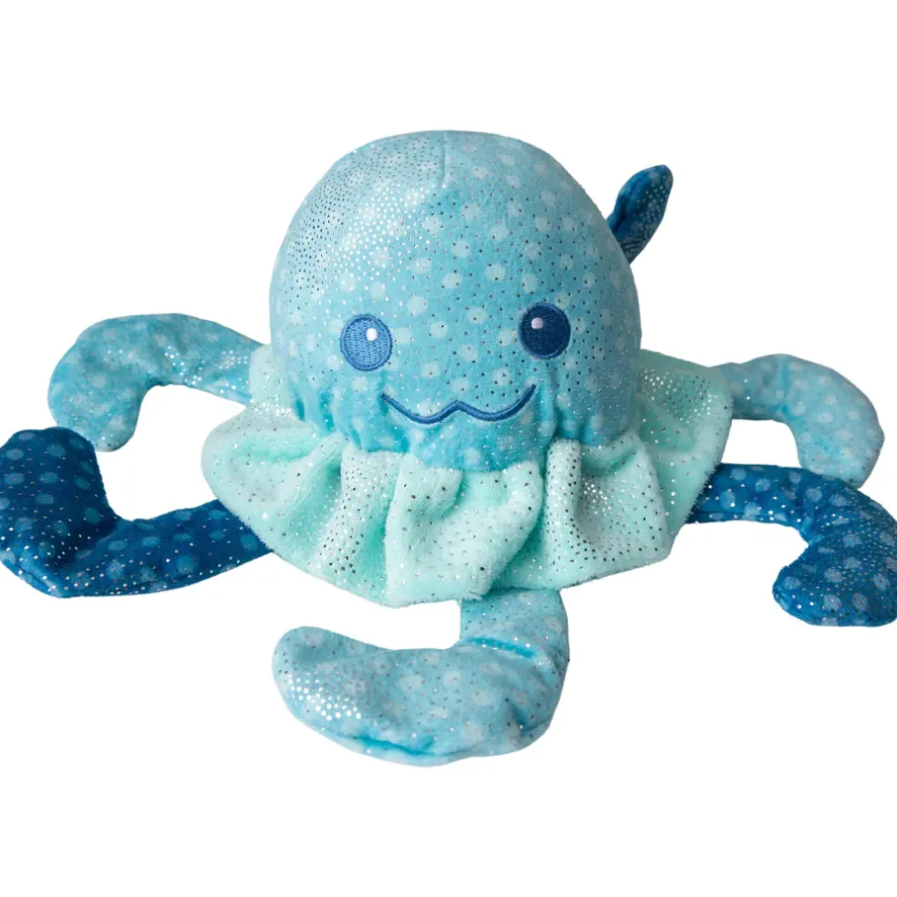 SnugArooz Jelly The Fish Plush Squeaker & Crinkle Dog Toy